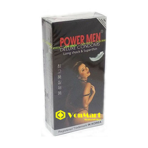 Bao cao su Power men superthin type hộp 12 cái