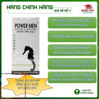 Bao cao su PowerMen Cá Ngựa trắng – Chính Hãng Hàn Quốc