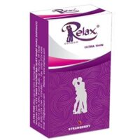 Bao cao su Relax Ultra Thin Strawberry (Hộp/12 cái)
