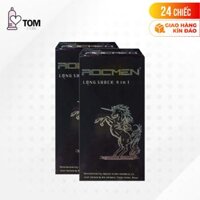 Bao cao su Rocmen Long Shock - Kéo dài thời gian - Hộp 12 cái - 2 hộp