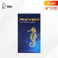 Bao cao su Rocmen Sea Horse Spikes - Kéo dài thời gian hộp 10 cái - 1 hộp