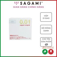 Bao cao su Sagami Original 001 - Siêu mỏng - Hộp 1 chiếc LTT SHOP