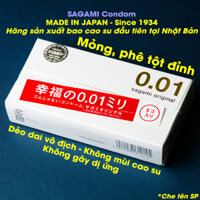 Bao Cao Su Sagami Original 0.01 - Hộp 5 Chiếc