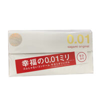 Bao Cao Su Sagami Original 0.01 - Hộp 5 BCS Hàng chính hãng 100