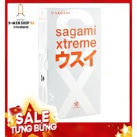 Bao Cao Su Sagami Superthin – Hộp 10 Chiếc Tặng Kèm 2 BCS Sagami Xtreme White