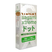 Bao cao su Sagami Xtreme Dots Type 10 chiếc, gân gai tăng khoái cảm, kích thích hưng phấn Nữ giới