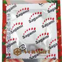 Bao cao su Sagami Xtreme Strawberry hộp 1, hương dâu tăng kích thích, khoái cảm mạnh cho Nam Nữ