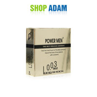 Bao Cao Su Siêu Mỏng Chống Xuất Tinh Sớm Power Men 0.03 Invi Longshock Hộp 3 Chiếc - Shop Adam