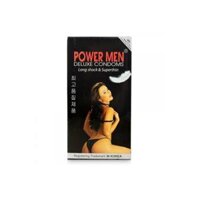 Bao cao su siêu mỏng kéo dài hình Powermen Superthin Longshock Hộp 12 cái