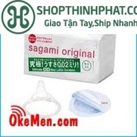 Bao cao su siêu mỏng Sagami Original 0.02 NHẬT BẢN (HOP 12 cai)