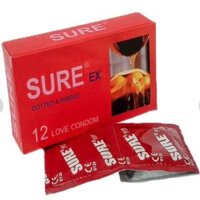 Bao cao su Sure Đỏ (H/12c)