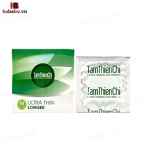 Bao cao su Tâm Thiên Chí Ultra Thin Longer hộp 3 chiếc kéo dài thời gian chính hãng