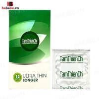 Bao cao su Tâm Thiên Chí Ultra Thin Longer hộp 12 chiếc kéo dài thời gian chính hãng