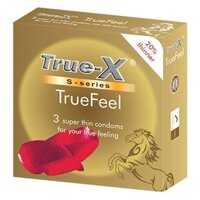 Bao Cao Su True-X Truefeel, S – Series siêu mỏng (Hộp 3 cái)