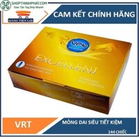 Bao cao su VRT Excellent hộp 144 cái – hàng Việt Nam chất lượng cao