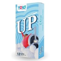 Bao Cao Su YOLO UP Có Hạt Và Vòng Gân hộp 12 cái