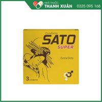 Bao cao su gân gai SATO Super Extra Dots