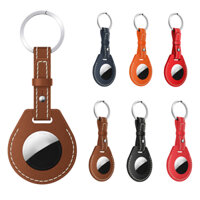 Bao Case Da Thật Paris Key Ring dành cho AirTag