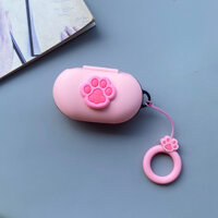 Bao Case Tai nghe Galaxy Buds Buds 2019 Tay Mèo 3 Màu Hồng Kèm Ring