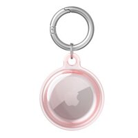 Bao Case Vỏ Bảo Vệ Silicone TPU Trong Suốt KAI cho Apple AirTag- Loại Bảo Vệ 2 Mặt Hàng Chính Hãng - Màu hồng