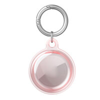 Bao Case Vỏ Bảo Vệ Silicone TPU Trong Suốt KAI cho Apple AirTag- Loại Bảo Vệ 2 Mặt Hàng Chính Hãng - Màu hồng