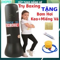 Bao cát đấm bốc boxing bơm hơi cho bé và người lớn phiên bản 4.0 tặng bơm hơi đa năng