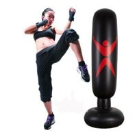 Bao cát tập võ, Trụ đấm bốc bơm hơi tự cân bằng tặng kèm bơm