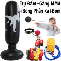 Bao cát trụ đấm bốc boxing bơm hơi ProX 4.0 hàng loại 1 tặng kèm găng mma + bơm hơi + keo + miếng vá + bảo hành 6 tháng