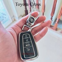 Bao chìa khoá silicon mạ crom cho Xe ô tô Toyota Cross