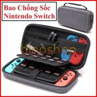 Bao Chống Sốc Nintendo Switch Vải Sần Có Quai (2 Khay Đựng Thẻ Game)