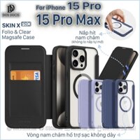 BAO DA 15 PRO MAX - 15 PRO - 14 PRO MAX DUX DUCIS SKIN X PRO CHÍNH HÃNG