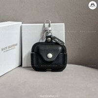 Bao da Airpods 1, Airpods  2, Airpods 3, Airpods Pro và Airpods Pro 2 - Màu Đen