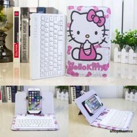 Bao da bàn phím Bluetooth dùng cho điện thoại,máy tính bảng.-Bao da bàn phím chơi game