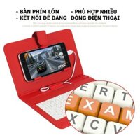 Bao da bàn phím điện thoại Android có dây cực đã