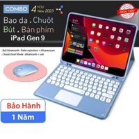 Bao da Bàn phím iPad Touchpad từ 9.7" tới 11" Màu Pastel Dễ thương và Xinh xắn. Kết nối  Bluetooth. SP Mới BH 1 năm