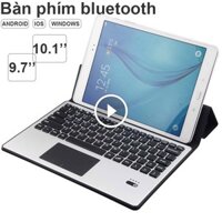 Bao da bàn phím không dây bluetooth cho Máy tính bảng 9.7 10.1” touchpad MZ1068