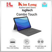 Bao da bàn phím Logitech Combo Touch iPad Pro 11 / 12.9 inch / iPad Air 4 & 5 - Có trackpad - Chính hãng Digiworld