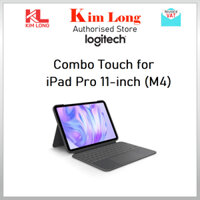 Bao da bàn phím Logitech Combo Touch for iPad Pro 11inch (M4) - Chính hãng Digiworld