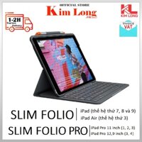 Bao da bàn phím Logitech Slim Folio iPad Pro 11inch / ipad 12.9inch / ipad 7,8,9 / ipad Air 3