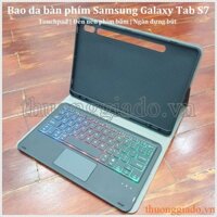 Bao da bàn phím Samsung Galaxy Tab S7 T870 T875 có touchpad và đèn nền phím bấm backlit