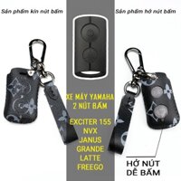Bao da bảo vệ chìa khoá Smartkey Xe EXCITER 155 kèm móc khâu tay hàng Việt Nam chính hãng AUT