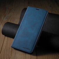 Bao da bò thật dạng ví chính hãng Forwenw dành cho SamSung Galaxy A50, A50s, A30s - Hàng chính hãng - Xanh - Galaxy A50