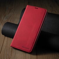 Bao da bò thật dạng ví chính hãng Forwenw dành cho SamSung Galaxy A50, A50s, A30s - Hàng chính hãng - đỏ - Galaxy A50
