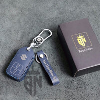 Bao da bọc ốp chìa khoá xe ô tô Suzuki XL7, Ertiga da thật