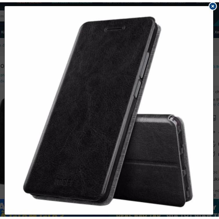 Bao da cao cấp cho Oppo Find 7 - X9007 Hiệu Mofi