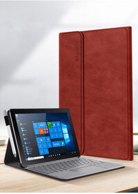 Bao da cao cấp Smondor Surface Pro 9-S040- Hàng chính hãng  - Đỏ