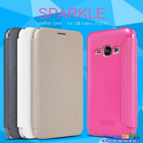 Bao da cao cấp Sparkle cho Samsung Galaxy J1 hiệu Nillkin...