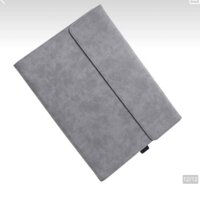 Bao da, cặp da chống sốc, chống nước cho Surface Go, Surface Pro 3, 4, 5, 6, 7 - Hàng chính hãng - Xám Không Ví - Surface Go