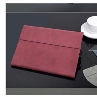 Bao da, cặp da chống sốc, chống nước cho Surface Go, Surface Pro 3, 4, 5, 6, 7 - Hàng chính hãng - Đỏ Không Ví - Surface Pro 3