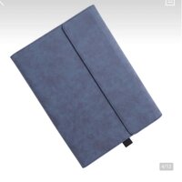 Bao da, cặp da chống sốc, chống nước cho Surface Go, Surface Pro 3, 4, 5, 6, 7 - Hàng chính hãng - Xanh Navy Không Ví - Surface Pro 3